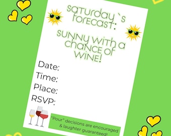 Funny Customizable Invitation! 5 x 7
