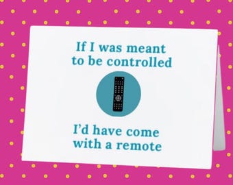 Sassy Blank Card! Folded 5 x 7