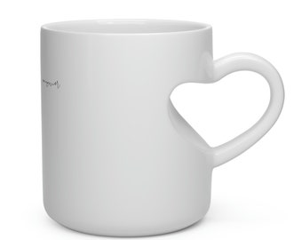 Jesus is the Answer - Heart Shaped Mug