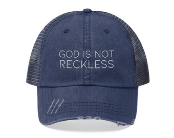 God is Not Reckless! Rugged Hat (3 colors available)