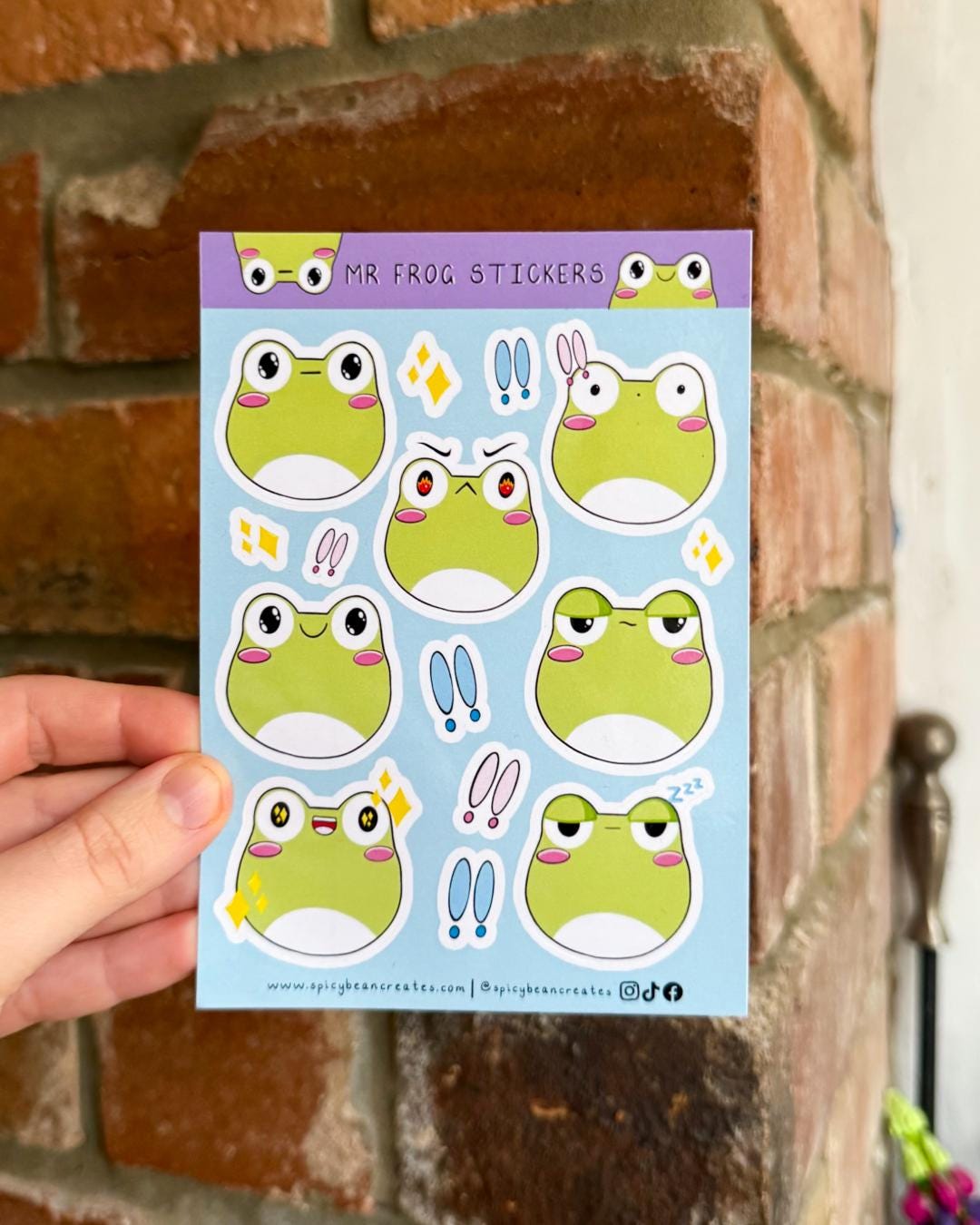 Frog Sticker Sheet: Water Resistant Vinyl Decals, Journal Stickers - Etsy