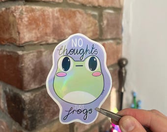 Sassy Frog Stickers: Funny Waterproof Vinyl Decals