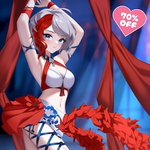 ANIME Commission art | custom art commission | digital art ( oc,fanart, d&d, couple, genshin, ff xiv, anime art commission)