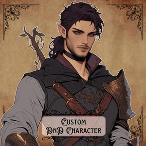 DND COMMISSION, DND character portrait art, Dnd party custom commission, group portrait, character design, fantasy illustration