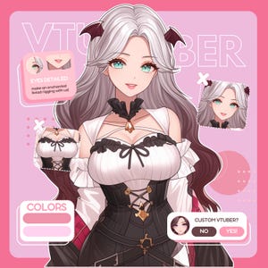 Custom VTuber Model Live2D Commission | Anime Art | Vtuber Assets | Vtuber Model | PNGTuber | Vtuber Male & Female | Vtuber Model Commission