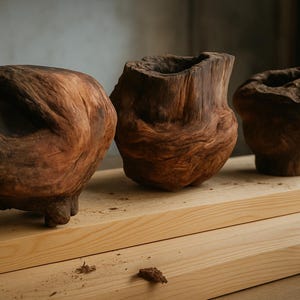 Wurzelholz Naturdeko Drechselholz Bastelholz DIY Unikat Einzelstück