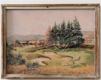 PRINTED Vintage Golf Wall Art Antique Golf Decor Classic Sports Poster Gift for Golf Lovers Golf Poster Man Cave Decor Golfer Gift VPL-01