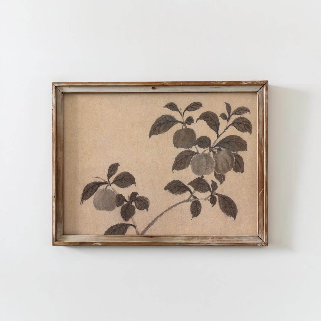 Vintage Apple Blossom Painting Botanical Art PRINTED Victorian Nature ...