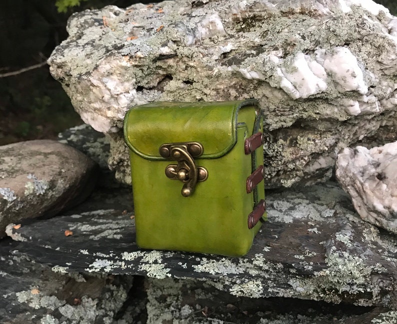 Custom Color Leather Deck Box Etsy