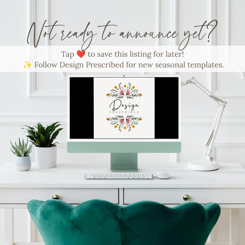 Summer Pregnancy Announcement Template, Neutral Coastal Baby Reveal for Social Media, Editable First Baby Surprise, Canva Digital Download image 14