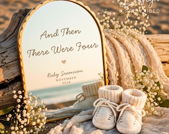 Second Baby Pregnancy Announcement, Gender Neutral Social Media Reveal Template, Baby 2, Editable in Canva, Instant Digital Download