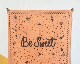 Be Sweet Bandana (Coral, 18")