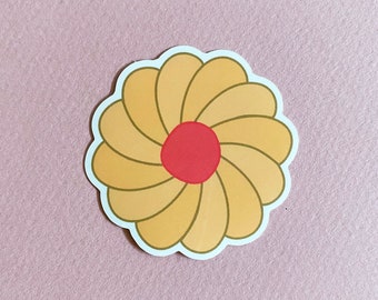 Almond Cookie Sticker, Sicilian Cookie Sticker, Laptop Sticker, Water Bottle Sticker, Cute Sticker, Food Sticker, Phone Sticker, Vinyl