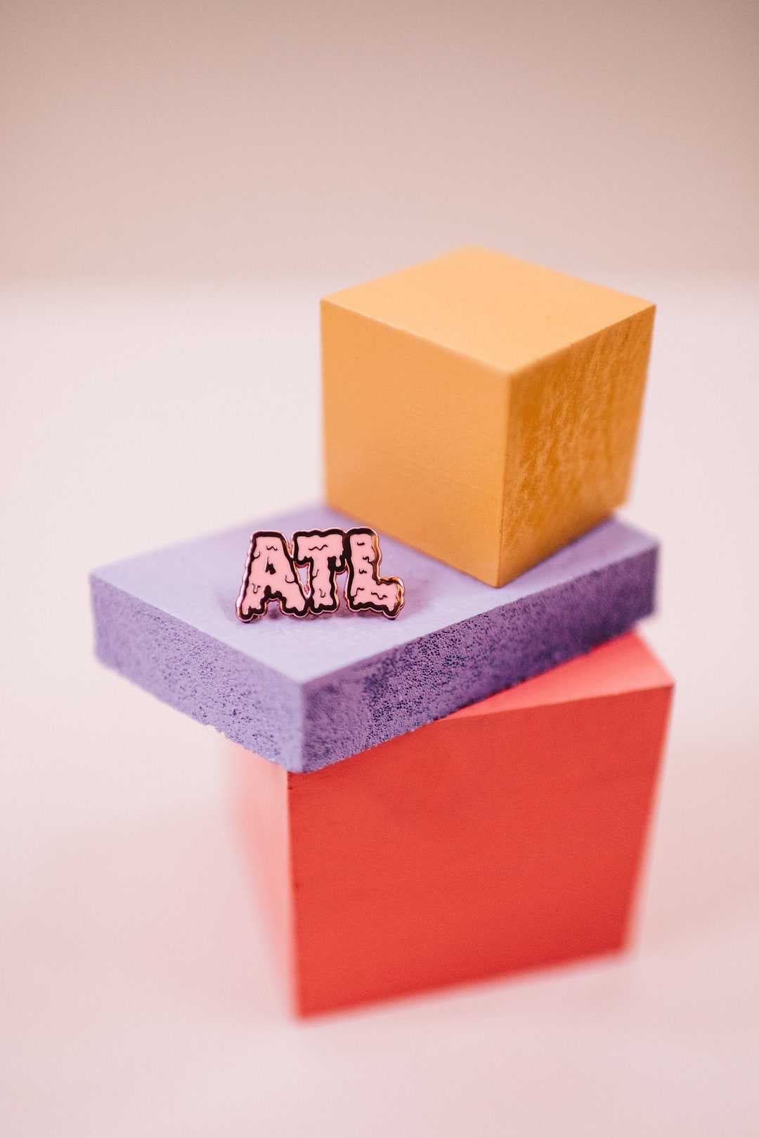 Atlanta Hard Enamel Pin, ATL, Enamel Pin, Lapel Pin, Pinback, Pin - Etsy