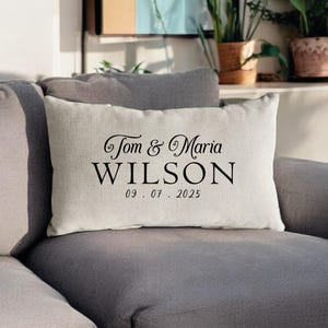Mothers Day Gift, Custom Couple Pillow Cover, Personalized Pillow, Engagement Gift for Couple, Custom Wedding Gift, Bridal Shower Gift