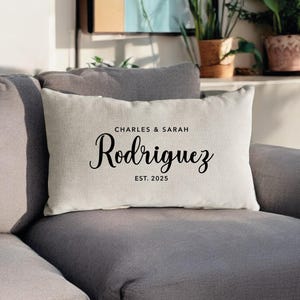Custom Pillow, Couple Pillow, Personalized Pillow, Custom Wedding Gift, Bridal Shower Gift, Newlywed Gift, Housewarming Gift, Custom Gifts