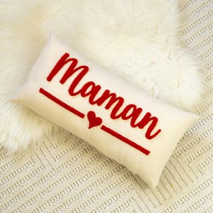 Custom Punch Pillow, Personalized Name Pillow, Punch Needle Pillow, Embroidered Cushion, Name Cushion, Custom Gift, Dorm Decor, Baby Gift