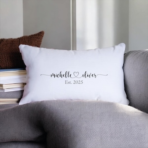 Regalo per la festa della mamma, cuscino di coppia personalizzato, cuscino personalizzato, cuscino nuziale, regalo di fidanzamento, regalo di nozze personalizzato, regalo personalizzato