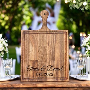 Custom Cutting Board, Charcuterie Boards, Personalized Cutting Board, Engraved Cutting Board, Engagement Gift, Wedding Gift, Newlywed Gift