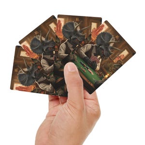 Kopie van Gorilla-pokerkaarten - Leuke game-avond, ideaal voor pokerliefhebbers, uniek cadeau voor hem, vader, man, man, casinothemafeest, kaartspellen