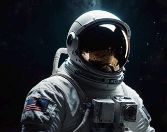 Astronaut Wall Art, Astronaut Cinematic Art, Space Boys Room, Astronomy Poster, Moon Poster , Astronaut In Outer Space 4k, Digital Download