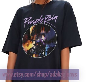 T-Shirt Officiel Prince Purple Rain / Lovesexy / 1999 - Homme - Noir 100% Coton - Neuf Avec Étiquettes