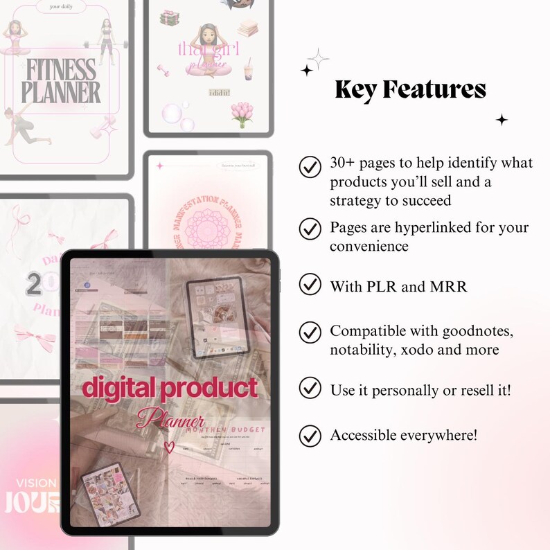 DFY Digital Product Planner 2025 & 2026 With MRR and PLR - Etsy
