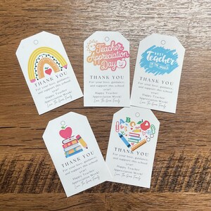 Teacher Appreciation Tag l Teacher Appreciation Week l Teacher Appreciation Gift l Teacher Gift Tags