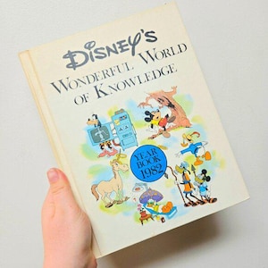 Vintage Disney’s Wonderful World of Knowledge Yearbook | 1982