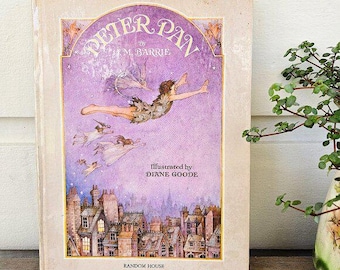 Vintage Hardcover Peter Pan – Illustrated Children’s Classic | 1980s