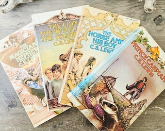 Vintage 1980s Chronicles of Narnia Paperbacks – Books 1–4 | 1980s