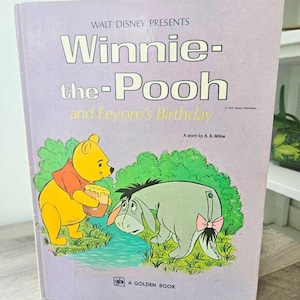 Vintage Winnie Puuh und I-Ah Geburtstags- Hardcover | 1960er Jahre
