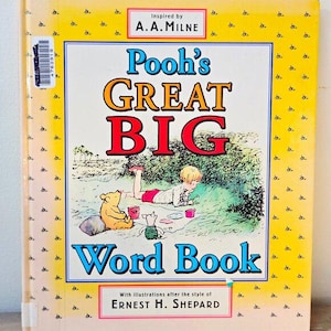 Vintage Winnie the Pooh&#39;s Great Big Word Book – Hardcover | 2000s