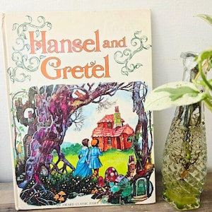 Vintage 1970s Hansel and Gretel Hardcover Book | 1970s