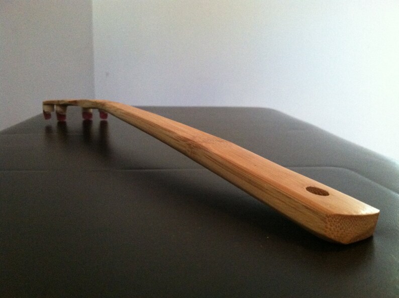 Bamboo Back Scratcher Elf decal and nails for claw with ...