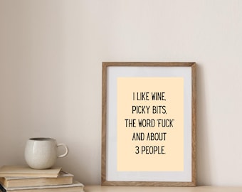 Ich mag Wein-Obszönitäten