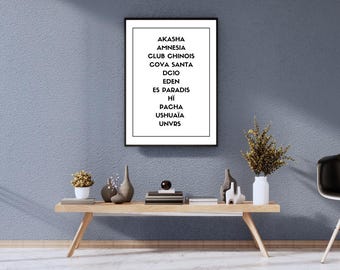 Ibiza Clubs Poster - Größen in A1, A2, A3 und A4 erhältlich