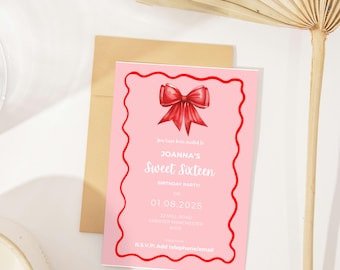 Sweet Sixteen 16 Geburtstagseinladung