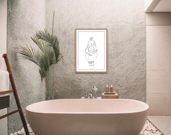 Get Naked - Print - A1, A2, A3 und A4 Größen erhältlich