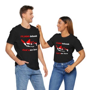 Indonesia Love Shirt, Gift Idea For Travelers, Indonesian Gift, Bali Gift Idea, Indonesia Travel Souvenir, Jakarta Gift Idea