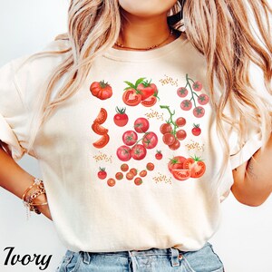 Comfort Colors Tomato T-Shirt: Cottagecore Vegan Garden Tee