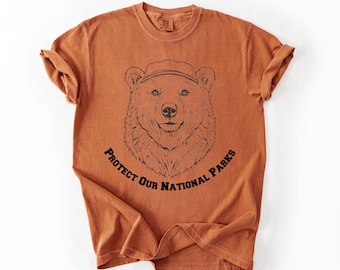 Protect Our Parks Comfort Colors Shirt: Environmental Activism Tee