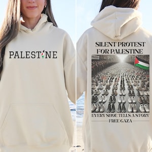 Free Gaza Palestine Hoodie & Sweatshirt – Stand With Palestine Clothing – Palestine Flag Apparel – Pro-Palestine Unisex Pullover