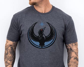 Minnesota Rebel Alliance T-Shirt, MN State Bird Loon Resistance Shirt, Political Protest Tee, Minnesota Loon Starbird
