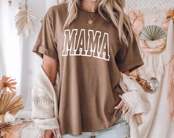 Comfort Colors Mama Shirt: Trendy Mom Gift