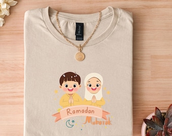 Camiseta Ramadan Mubarak: Camisa Muçulmana para Família