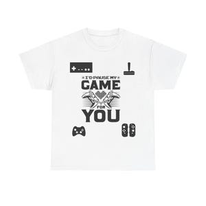Gaming Lover&#39;s Unisex Heavy Cotton Tee, Funny Gamer T-Shirt, Perfect Gift for Gamers, Video Game Apparel, Casual Wear