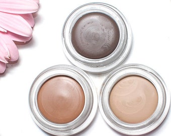 Naturally Now Brow Pomade - pure eyebrow pomade - all natural, cruelty free, vegan - mineral makeup - sensitive skin safe - acne safe