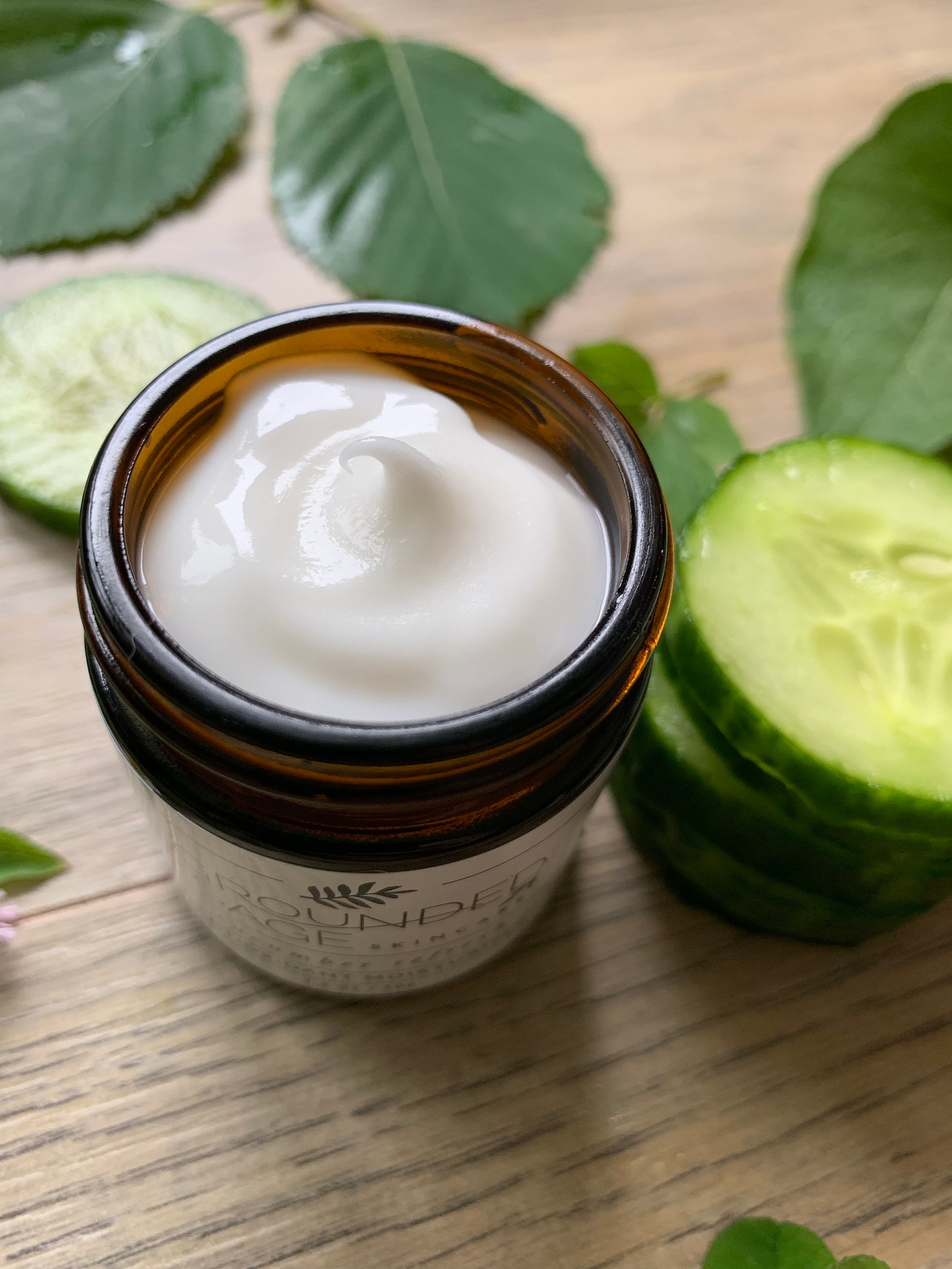 Cucumber Face Cream Herbal facial moisturizer for sensitive Etsy