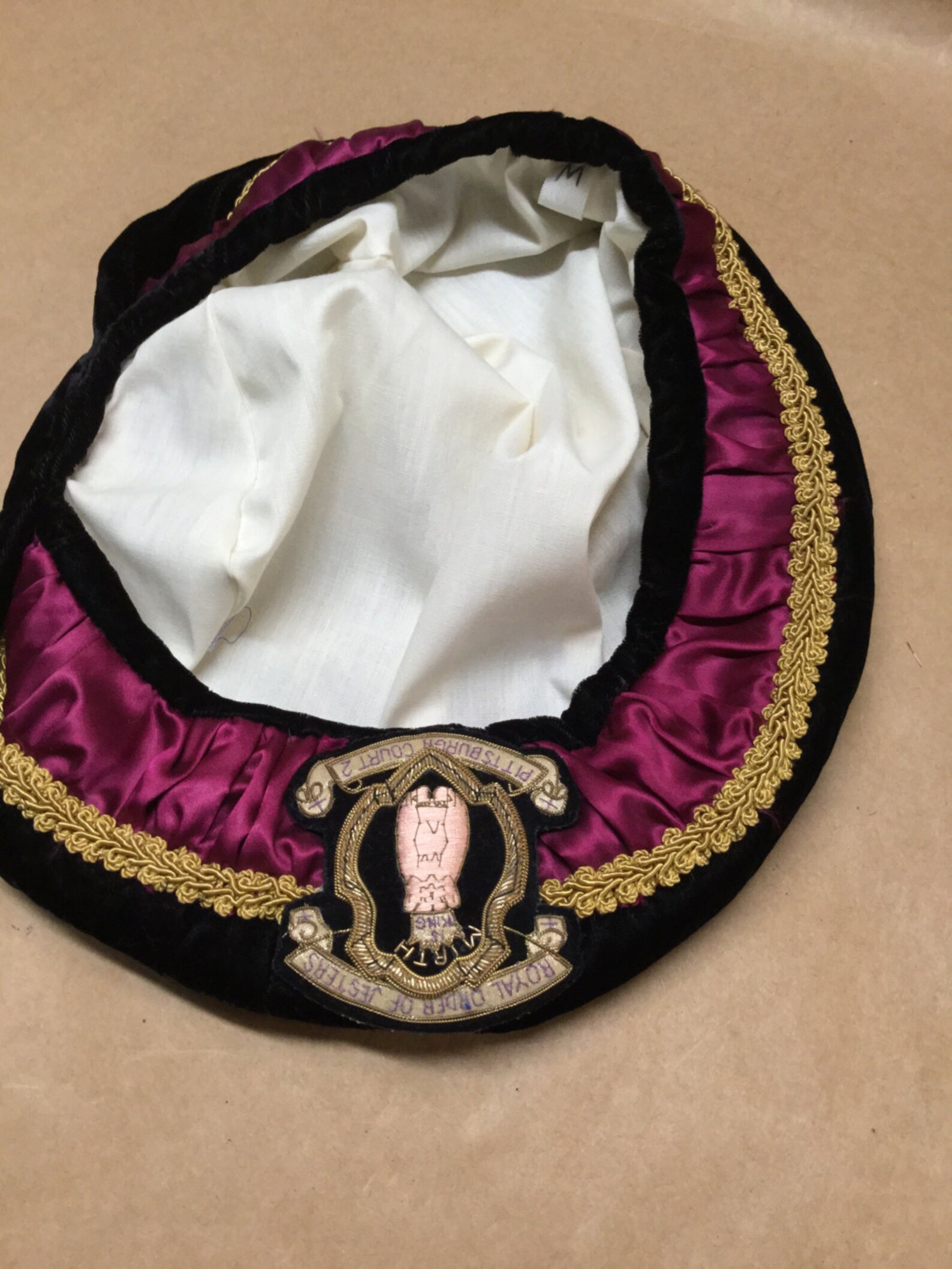 Royal Order of Jesters Hat Pittsburgh Court 2 Mirth is King Etsy